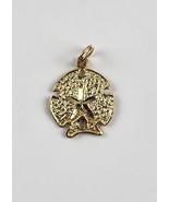 14k Sand Dollar Beach Charm for Bracelet of Necklace Excellent condition - £43.43 GBP