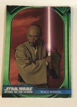 Attack Of The Clones Star Wars Trading Card #6 Samuel L Jackson Mace Windu - £1.54 GBP