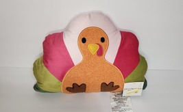 2024 Target Bullseye&#39;s  Playground Turkey Shaped Soft Throw Pillow NEW - $15.79