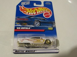 Hot Wheels  1999  59 Impala   #1000   White    New  Sealed - £6.68 GBP
