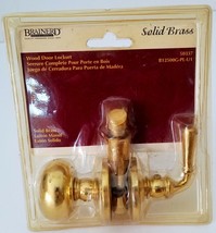 Brainerd 50337 (B12500G-PL-U1) Wood Door Lockset, Solid Brass - £11.95 GBP