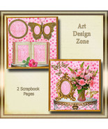 Mesmerizing Pink &amp; Charming Scrapbook Pages - £15.68 GBP