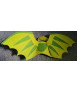 Doglemi Dog/Cat Costume Green Yellow Bat Wings Halloween Outfit Hook &amp; L... - $7.99