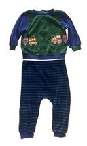 Baby Outfit Lot 2 Sets 12M Little Me Cat & Jack Train Quilted Jogger image 2