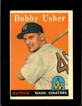 1958 Topps #124 Bob Usher Exmt Senators *XR20019 - £3.91 GBP