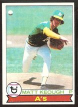 Oakland Athletics Matt Keough 1979 Topps # 554 Ex - £0.39 GBP