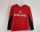 Marks &amp; Spencer England Football Soccer Sweatshirt Youth 13-14 Red Hoodie - $29.02