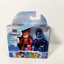 Pj Masks Owlette &amp; Night Ninja Power Heroes 2023 Super Hero Figure 2 Pack - £9.60 GBP