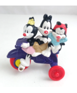 1993 Warner Bros Animaniacs Yakko Wakko Dot Bicycle McDonald&#39;s Toy Works - $5.36 CAD