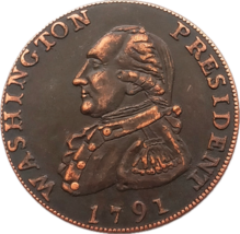 1791 Washington President One Cent – Medal Tribute to America&#39;s First Leade - $13.27