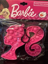 Barbie Pink Fidget Popper Keychain Backpack Clip Sensory Toy - New - £7.07 GBP