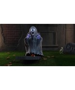 THIS IS HALLOWEEN!  SKELETON GHOUL JUMPING FROM HIS TOMBSTONE ANIMATRONIC - $287.09