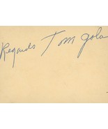 Tom Gola original signature - £157.32 GBP