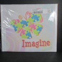 Garden Flag Butterfly Puzzle IMAGINE - 12x18 - NEW - Art - Colorful - Beauty - £3.82 GBP
