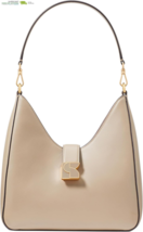 Kate Spade New York Dakota Smooth Leather Hobo Bag, Timeless Taupe - $451.39