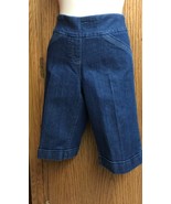 Westbound Petites Tummy Control Bermuda shorts 4P dark blue denim - $449.68 MXN