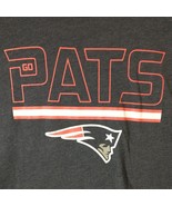 &#39;47 NFL New England Patriots Shirt Mens Large GO PATS Gray Short Sleeve - £75.27 GBP