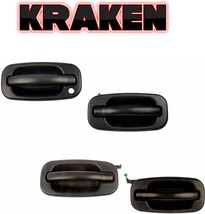 Outside Door Handles For Chevy Silverado Tahoe GMC Sierra Yukon Set 4 With - £70.80 GBP