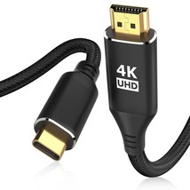 Usb C To Hdmi Cable 15Ft 4K@60Hz, High-Speed Usb Type C To Hdmi Cable For Home O - £26.61 GBP