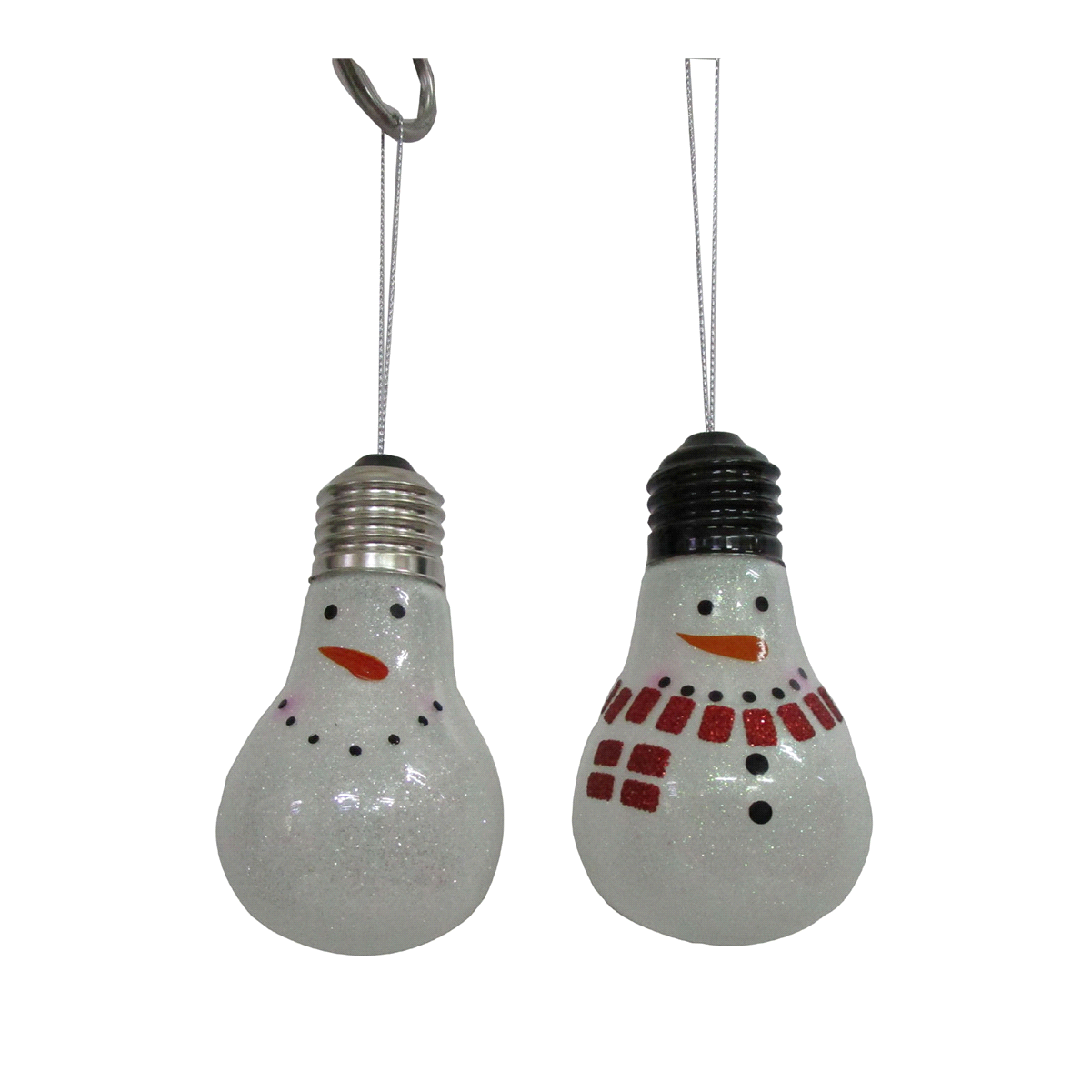 Ornament Glass bulb Snowman SHIPS IN 24 HOURS - MJ - $19.88