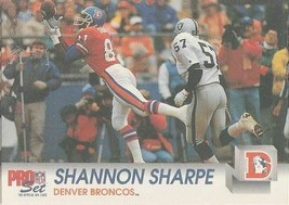 Shannon Sharpe 1992 Pro Set # 487 - £1.36 GBP