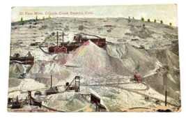 EL PASO Mine Cripple Creek District COLO Postcard Posted 1912 Antique - £7.54 GBP