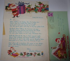 Vintage A Personal Letter From Santa 1961 - $12.99
