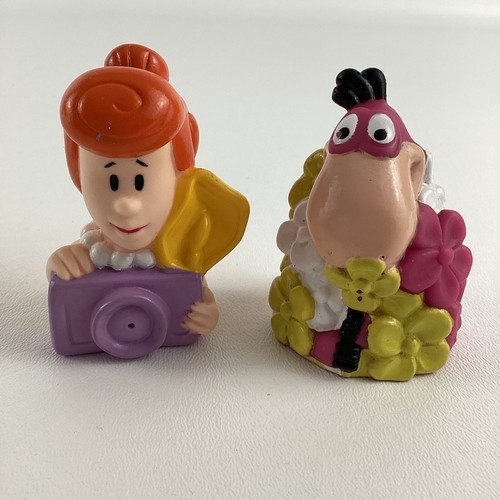Hanna Barbera The Flintstones Denny&#39;s Water Squirt Toys Wilma Dino Vinta... - $14.80