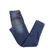Justice Premium Girls Denim Blue Jeans Simply Low Super Skinny Size 14R - £9.53 GBP