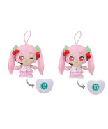 Japan SEGA Hatsune Sakura Miku Series moipon More Plus Mascot (2pc set) ... - $54.97 CAD