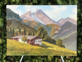 Pat Stelter Original Modern Western Landscape Oil On Canvas Colorado Artist - £515.94 GBP