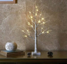 Fairy Light Tree 24 Led Twinkle Tree Fairy Light Spirit Tree Lamp USB Powered - £13.42 GBP