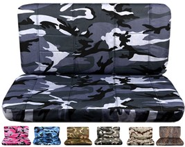 Camouflage Seat covers Fits Dodge Dakota Truck 87-89 Front Bench , NO Headrest - £59.82 GBP