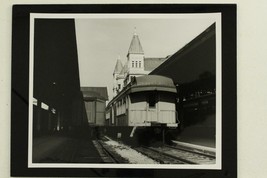 Vintage B&amp;W Photo Ky Louisville Nashville L&amp;N Railroad Cars Tracks Union Station - £8.70 GBP