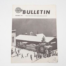 Nmra Bulletin Revue Décembre 1970 National Modèle Railroad Association - $22.76