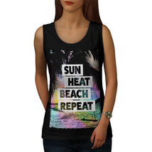Wellcoda Summer Hawaii Sun Womens Tank Top, Summer Athletic Sports Shirt - £14.91 GBP+