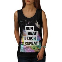 Wellcoda Summer Hawaii Sun Womens Tank Top, Summer Athletic Sports Shirt - £14.74 GBP+