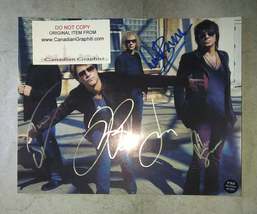 Jon Bon Jovi, Richie Sambora, Tico Torres &amp; David Bryan Hand Signed Autograph 8x - £319.00 GBP