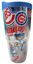 Chicago Cubs Tervis Tumbler 24 Ounce Insulated Plastic Logo Double Wall - £11.99 GBP