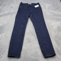 Madewell Jeans Pants Womens 27 Blue Denim Casual Polka Dot 9&quot; High Rise Skinny - £28.47 GBP