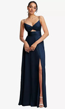 Thread TH117.....Triangle Cutout Bodice Maxi Dress....Midnight....Size 8 - £59.35 GBP