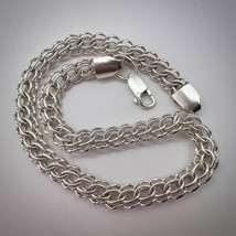 Fine Vintage Sterling Silver 925 Men&#39;s Women&#39;s Jewelry Chain Bracelet 10 gr - $95.00