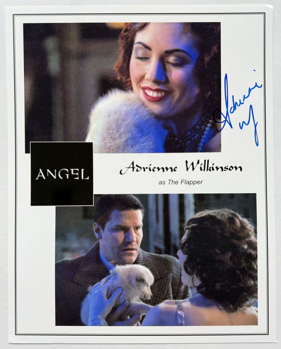 Adrienne Wilkinson Autographed &quot;Angel&quot; Glossy 8x10 Photo - $29.00