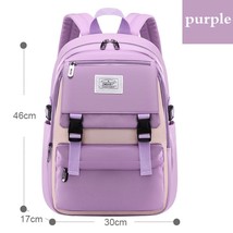 Children&#39;s Backpack New School Bags Large-Capacity Teenagers Rucksack Leisure Li - £26.19 GBP