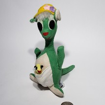 VTG R Dakin Dream Pets Maltilda The Green Kangaroo Felt Suede Stuffed Plush Fig - £10.14 GBP