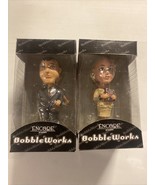 Encore Presents Bobbleworks Bobble Works Double Bobblehead Work/Play lot... - $12.86