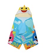 Baby Shark Kids Hooded Cotton Beach, Bath Towel, 24&quot; X 50&quot; - $290.47 MXN