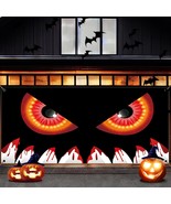 Halloween Garage Door Decorations Banner Monster Face Halloween Garage D... - $42.99