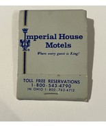Matchbook Imperial House Motels Where every guest is King Matches - $82.02 MXN
