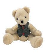 Applause Plush Welcome Friends Jointed Teddy Bear Vest Bowtie #21393 198... - €10,95 EUR